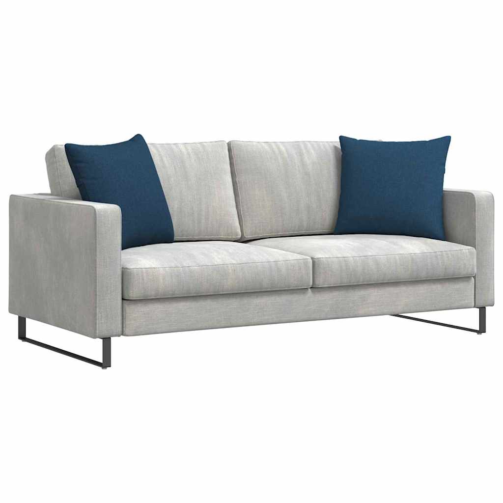 Vidaxl sofa kussens 2 st stof blauw 50 x 50 cm