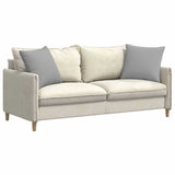 Vidaxl sofa kussens 2 pcs wolkengrijs 50 x 50 cm stof