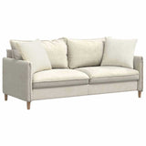 Vidaxl sofa kussens 2 stuks crème 50 x 50 cm cordstof