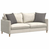 Vidaxl sofa kussens 2 stuks lichtgrijs 50 x 50 cm cordstof