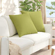 Vidaxl sofa kussens 2 st stof lichtgroen 60 x 60 cm