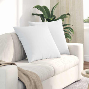 Vidaxl sofa kussens 2 st stof wit 60 x 60 cm
