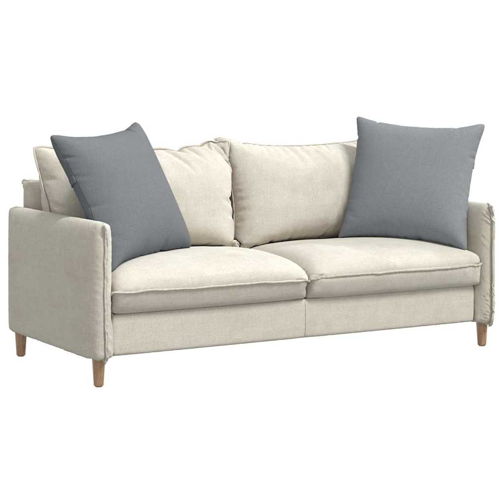 Vidaxl sofa kussens 2 st stof lichtgrijs 80 x 80 cm