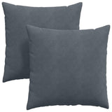 Vidaxl sofa kussens 2 stuks donkergrijs 80 x 80 cm cordstof