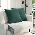 Vidaxl sofa kussens 2 stuks donkergroen 80 x 80 cm cordstof