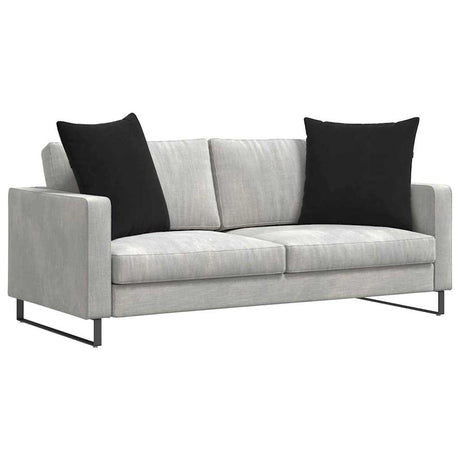 Vidaxl sofa kussens 2 stuks zwart 80 x 80 cm cordstof