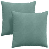 Vidaxl sofa kussens 2 stuks zeegroen 80 x 80 cm cordstof