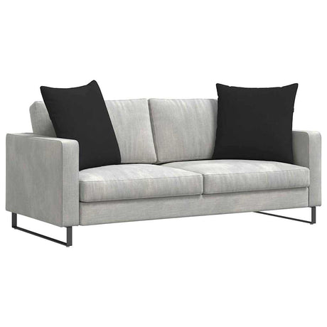 Vidaxl sofa kussens 2 stuks zwart 80 x 80 cm stof