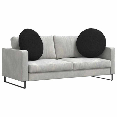 Vidaxl zitkussens 2 pcs zwart ø80 x 29 cm stof
