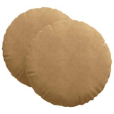 Vidaxl zitkussens 2 pcs bruin ø 80 x 29 cm fluweel