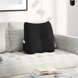 Vidaxl rugkussen zwart 45 x 24 x 50 cm stof