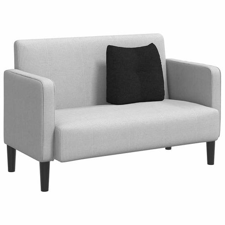 Vidaxl rugkussen zwart 45 x 50 x 24 cm stof
