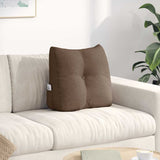 Vidaxl rugkussen bruin 45 x 24 x 50 cm stof