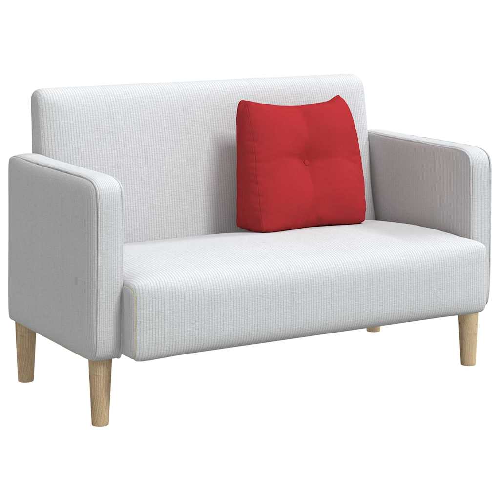 Vidaxl rugkussen rood 45 x 24 x 50 cm stof