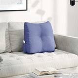 Vidaxl rugkussen jeans blauw 45 x 24 x 50 cm stof