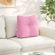 Vidaxl rugkussen roze 45 x 24 x 50 cm stof
