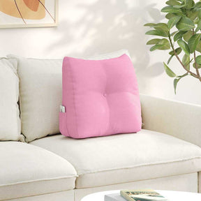 Vidaxl rugkussen roze 45 x 24 x 50 cm stof