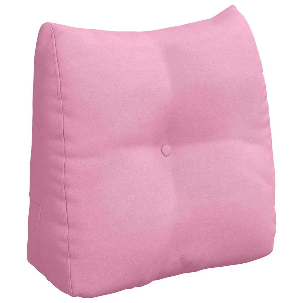 Vidaxl rugkussen roze 45 x 24 x 50 cm stof