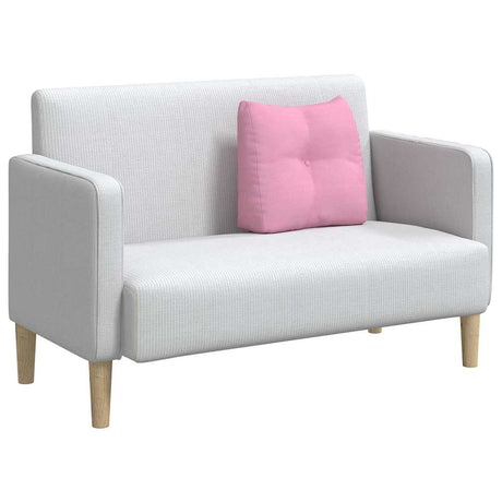 Vidaxl rugkussen roze 45 x 24 x 50 cm stof