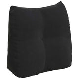 Vidaxl rugkussen zwart 45 x 24 x 50 cm fluweel