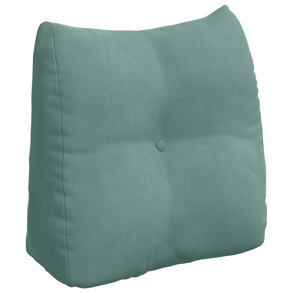Vidaxl rugkussen zeegroen 45 x 24 x 50 cm fluweel