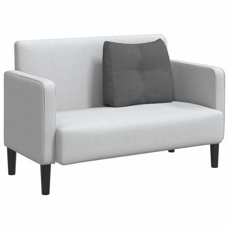Vidaxl rugkussen donkergrijs 60 x 24 x 50 cm stof