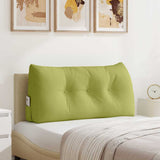 Vidaxl rugkussen lichtgroen 100 x 24 x 50 cm stof