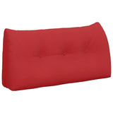 Vidaxl rugkussen rood 100 x 24 x 50 cm stof
