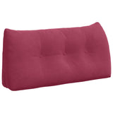 Vidaxl rugkussen wijnrood 100 x 24 x 50 cm fluweel