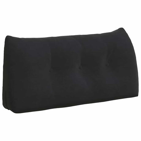 Vidaxl rugkussen zwart 100 x 24 x 50 cm fluweel