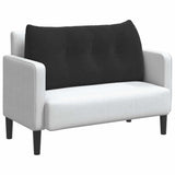 Vidaxl rugkussen zwart 100 x 24 x 50 cm fluweel