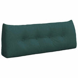Vidaxl rugkussen donkergroen 120 x 24 x 50 cm stof