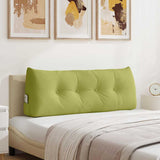 Vidaxl rugkussen lichtgroen 120 x 24 x 50 cm stof