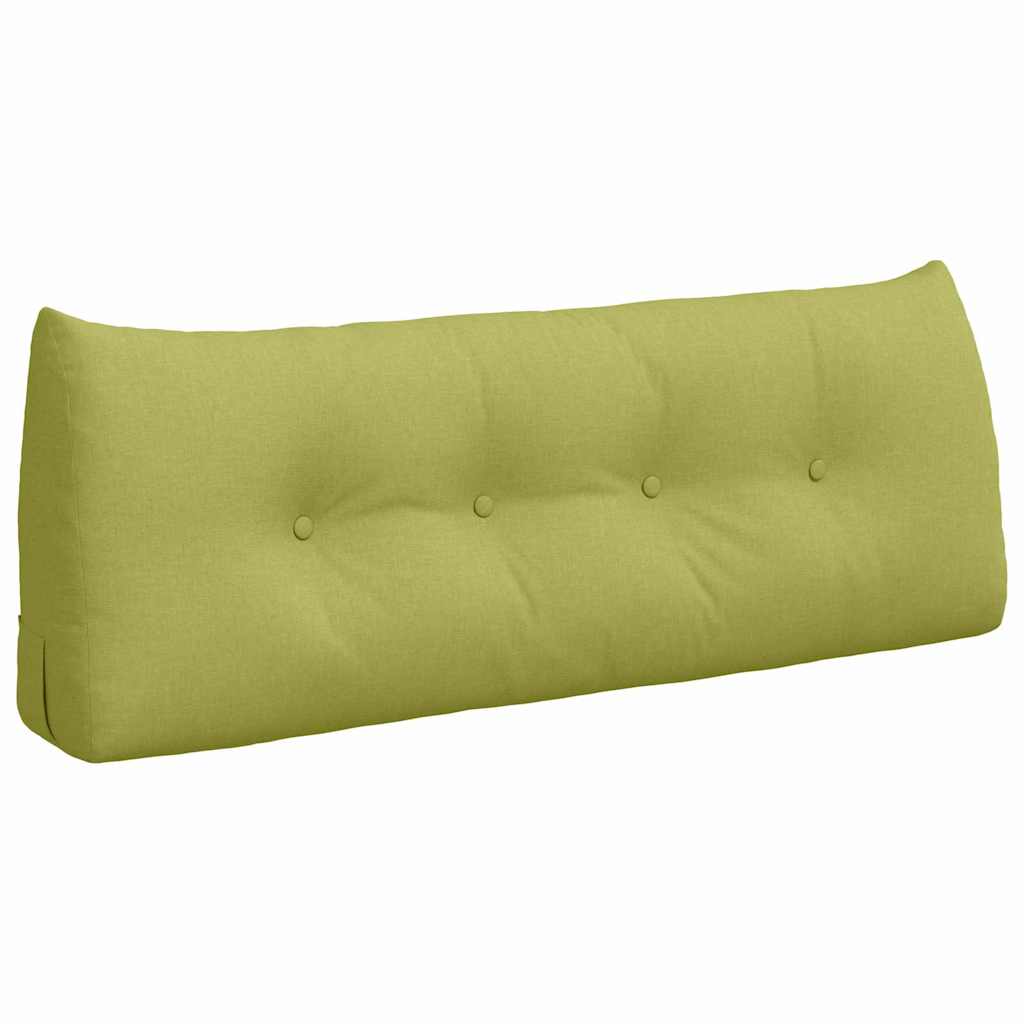 Vidaxl rugkussen lichtgroen 120 x 24 x 50 cm stof