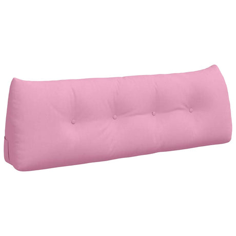 Vidaxl rugkussen roze 140 x 24 x 50 cm stof
