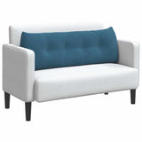 Vidaxl rugkussen blauw 140 x 24 x 50 cm fluweel