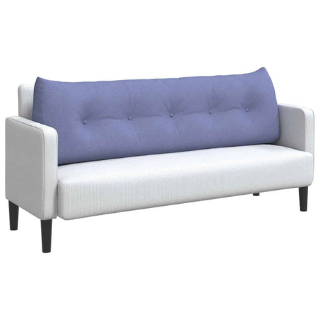 Vidaxl rugkussen jeans blauw 160 x 24 x 50 cm stof