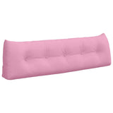 Vidaxl rugkussen roze 160 x 24 x 50 cm stof