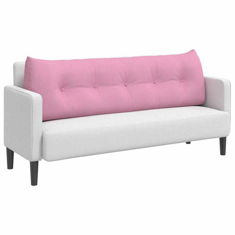 Vidaxl rugkussen roze 160 x 24 x 50 cm stof