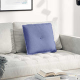 Vidaxl rugkussen jeans blauw 50 x 19 x 45 cm stof