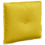 Vidaxl rugkussen geel 50 x 45 cm katoen stof