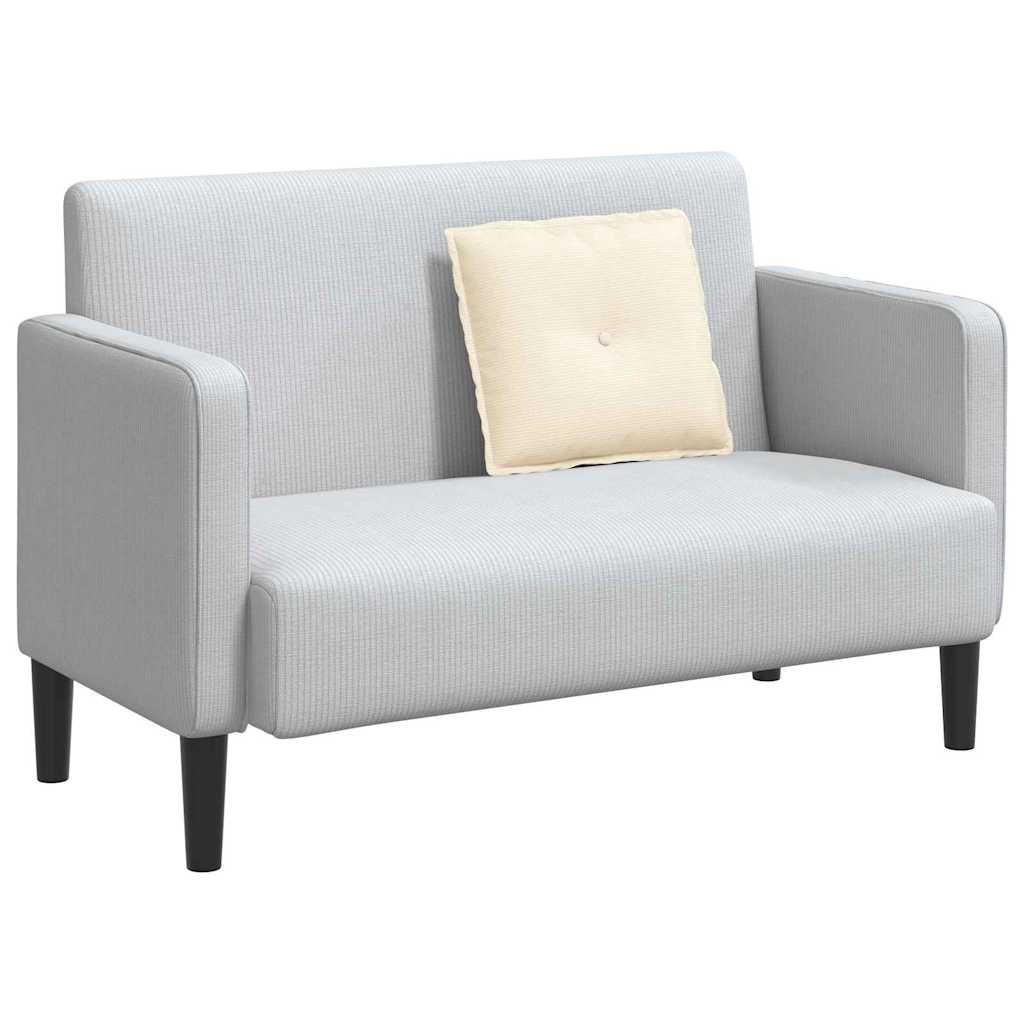 Vidaxl rugkussen crème 50 x 45 cm cordstof