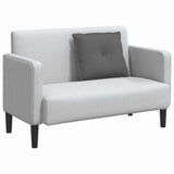 Vidaxl rugkussen donkergrijs 60 x 19 x 50 cm stof