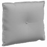 Vidaxl rugkussen wolkengrijs 60 x 19 x 50 cm stof