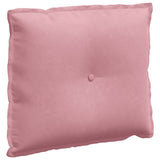 Vidaxl rugkussen roze 60 x 50 cm cordstof