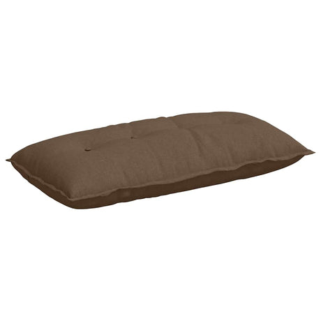 Vidaxl rugkussen bruin 100 x 19 x 50 cm stof