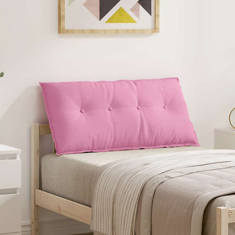 Vidaxl rugkussen roze 100 x 19 x 50 cm stof