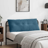 Vidaxl rugkussen blauw 120 x 50 cm katoen stof