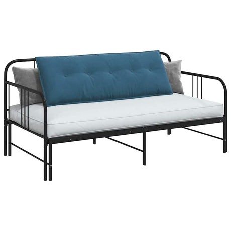 Vidaxl rugkussen blauw 140 x 50 cm katoen stof