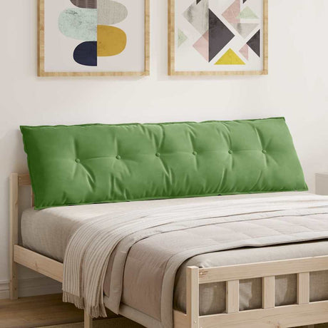 Vidaxl rugkussen lichtgroen 180 x 50 cm cordstof